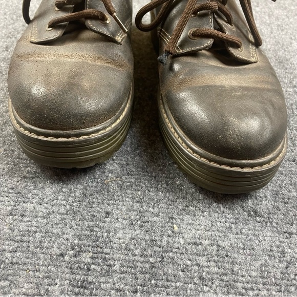 SKECHERS Men’s 90s Brown Leather Oxfords Lace Up size: 8.5 main image 9